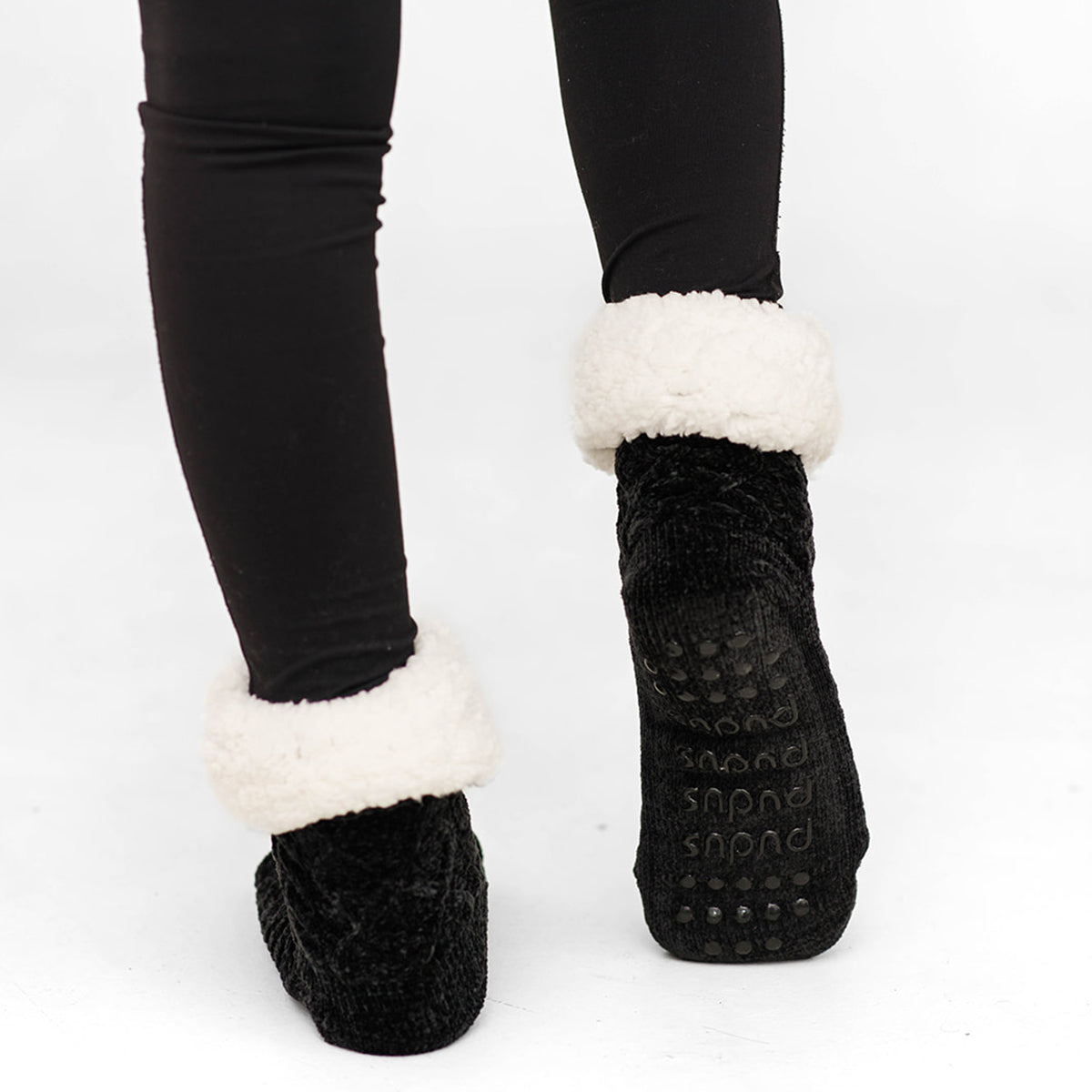 Micro Chenille Slipper Socks | Catherines